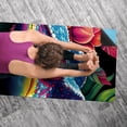 thumbnail image 5 of Chameleon Gym Towel with Storage Bag, 72.8"x26.8", Suitable for Yoga, Pilates, Fitness, Yoga Blanket, Yoga Towels, Yoga Mat Towel, 5 of 6