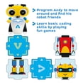 thumbnail image 3 of Thames & Kosmos Andy: The Code & Play Robot | Screen-Free Coding & Robotics Kit for Ages 4+ | Pre-Built Robot w/Intuitive Buttons for Preschoolers to Start Programming! | No Smart Device Required, 3 of 5