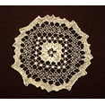 thumbnail image 4 of Fennco Styles Set of 4 Handmade Tuscany Lace Cotton Coaster Doilies, 2 Colors, 4 of 5