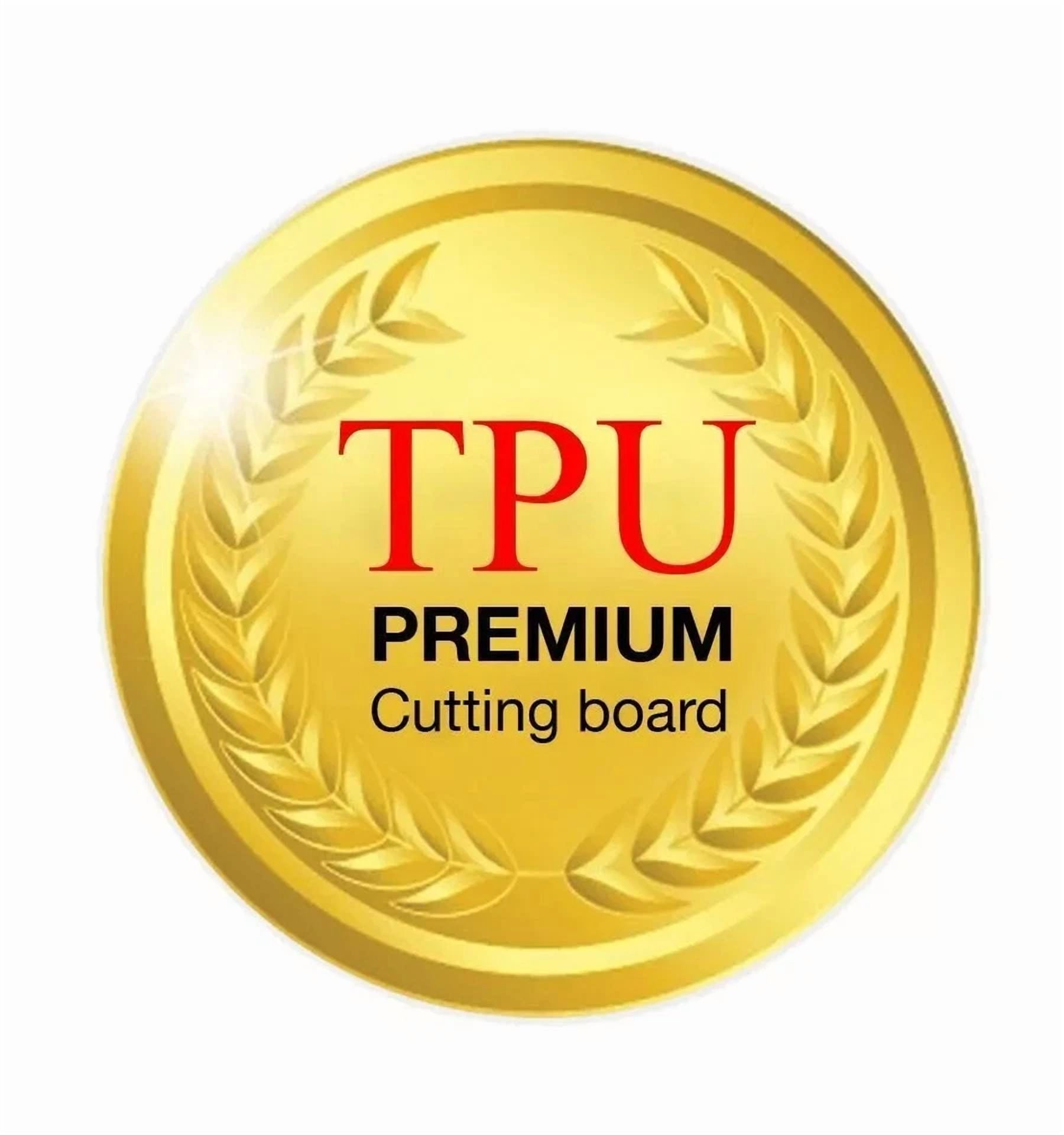 CIRCLE- Tpu Cutting Board Charcoal Cutting Mat For Kitchen Certified By Fda/Ec/Lfgb