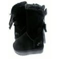 thumbnail image 4 of BRAND NEW WOMEN CLASSIC TWO BOWS SHORT BOOT BLACK 3452 ORIGINAL, 4 of 7