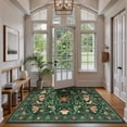 thumbnail image 3 of Lahome Decor 5'x7' Boho Bird Area Rugs,Floral Rug for Living Room Machine Washable,Soft Indoor Carpet,Non-Slip Low Pile for Bedroom Dining Room Playroom Office,Green, 3 of 9