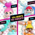 WowWee Fashion Fidgets Series 2 Rainbow Doll, Collectible Fidget Toy