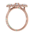 thumbnail image 2 of 1 Carat Diamond Ring Band in 14K Rose Gold (Ring Size 4), 2 of 5