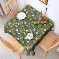 thumbnail image 2 of Pioneer Flower Floral Print Pattern Square Tablecloth, Waterproof Wipeable Spillproof Washable Table Cover for Home Kitchen Party Decor, 42"x42", 2 of 6