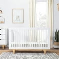 Baby Mod Marley 3in1 Convertible Crib White and Natural