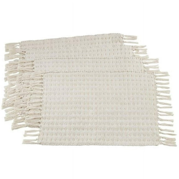 Saro Lifestyle Dashed Woven Placemat (Set of 4)