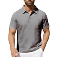 thumbnail image 3 of Oalirro Men's Short Sleeve Polo Shirt – Relaxed Fit, Soft Cotton for Everyday Comfort & Lightweight Summer Style, 3 of 8