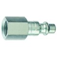 thumbnail image 1 of Tapón Tru-Flate 12-235 de acero con diseño I/M de 1/4 pulgadas x FNPT de 1/4 pulgadas, plateado, 1 of 1