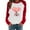 Red, variant on Sweatshirt for Women Sweat Shirts Women Long Sleeve Pullover Sweatshirt Black Crewneck Sweatshirts Women Fall Sweatshirts Trending Fashion