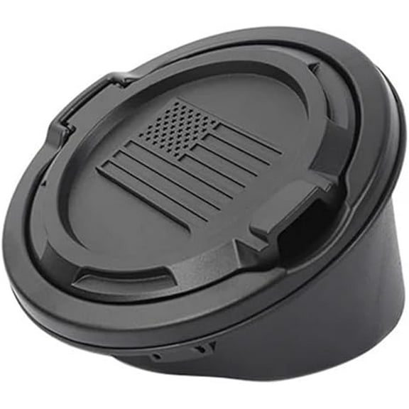 Applicable to Fuel Oil Tank Cap Decoration Gas Cap Cover Replacement Fuel Tank Door Cover Compatible For Jeep Wrangler JL 2018 Up Exterior Accessories(H Style)