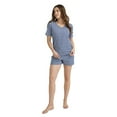 thumbnail image 4 of Jockey Women's Organic Cotton Stretch Short Sleeve V-Neck Top, 4 of 5