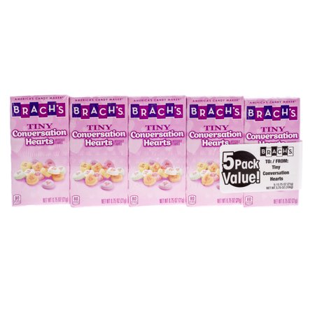 conversation hearts candy pack ounce count brach boxes tiny