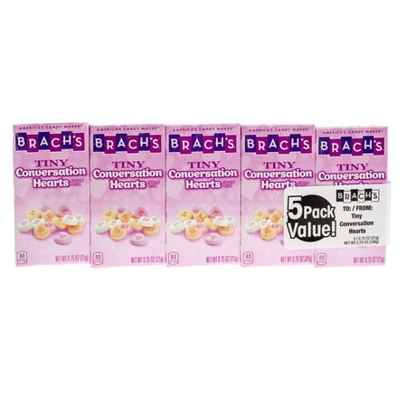 conversation hearts candy pack ounce count brach boxes tiny