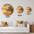 thumbnail image 4 of Designart 'Beautiful Beach of Island Barbados ' Modern Wood Wall Clock, 4 of 5