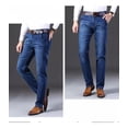 thumbnail image 4 of Pantalones De Moda Recto Para Hombre Jeans Stretch Skinny, 4 of 4