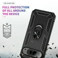 thumbnail image 2 of Allytechgroup Case for Google Pixel 10 /10 Pro, Military Grade Protection Shockproof Cover with Metal Rotatable Ring Stand, Magnetic Car Mount Holder Case for Google Pixel 10 /10 Pro, Silver, 2 of 6