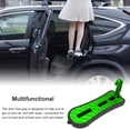 thumbnail image 4 of Estribos universales para coche, puerta Exterior SUV, pedales plegables de aleación de aluminio, peldaños para equipaje en la azotea, puerta para automóvil, verde sidaley  VI001594-04B, 4 of 6