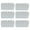 Transparent, variant on dianhelloya 30Pcs Cushioning Decompression Toe Protector High Elastic Breathable Holes Clear Silicone Shockproof Toe Covers