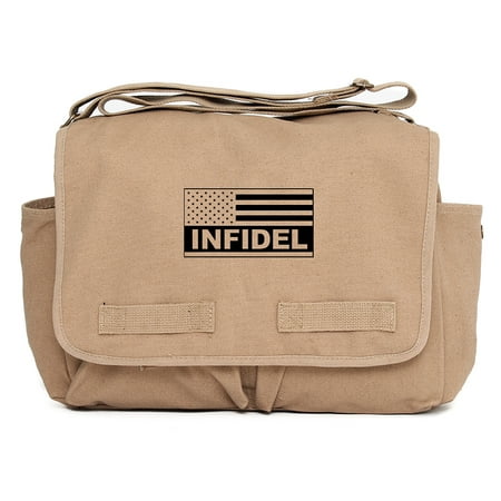 Tactical American Flag Army Heavyweight Canvas Messenger Shoulder