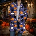 thumbnail image 6 of Hessimy Halloween Sweaters For Women Sweater Crewneck Pullover Long Sleeve Casual Vintage Cardigan Fall 2025 Outfits(Blue,S), 6 of 9