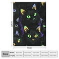 thumbnail image 4 of Orinice Cute Cat Warm Lightweight Blanket Soft Fleece Blankets for All Seasons - Decorative Throw Blanket for Living Rooms, Sofa, Office - Cow Gifts Blanket - Multiple Sizes Available 50x60in, 4 of 6