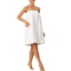 thumbnail image 4 of Bata de baño para mujer Inspire Chic, toalla envolvente, toallas de spa con gorro de ducha para baño XL blanca, 4 of 6