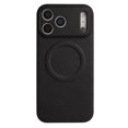thumbnail image 4 of Magnetic For iPhone 14 Pro Phone Case,Lychee Pattern PU Leather Back Design,Compatible with Mag-safe,Ultra Slim Anti-Scratch Anti-fall Protection Shockproof Thin Fit Phone Case,Black, 4 of 9