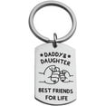 thumbnail image 5 of Father Daughter Father Son Best Friends for Life Keychain Fathers Day Gift from Daughter Son Grandpa Keychain Gift, 5 of 8