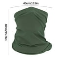 thumbnail image 3 of NoxwB Outdoor Sun Cooling Balaclava Bandana Cover UV Protection Headwear for Men and Women Army Green Free Size, 3 of 5