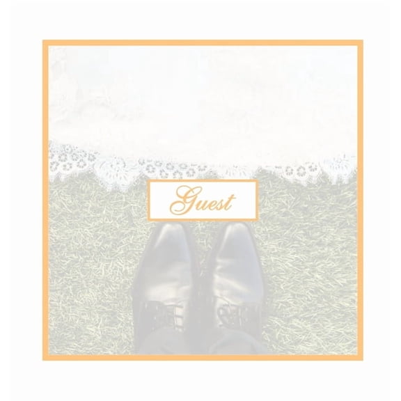 Wedding Guest Book: Hardcover Guestbook With 110 Pages 8.5 x 8.5 Sign In Memory Book Keepsake For Wedding Guest, Engagem, (Hardcover)