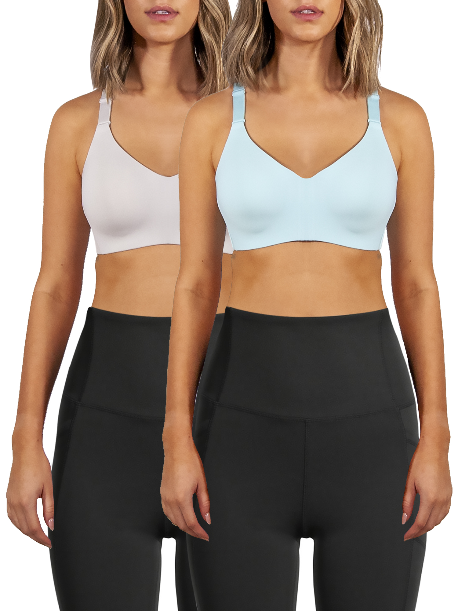 Avia High Support Wireless Sports Bra, 2 pack - Walmart.com