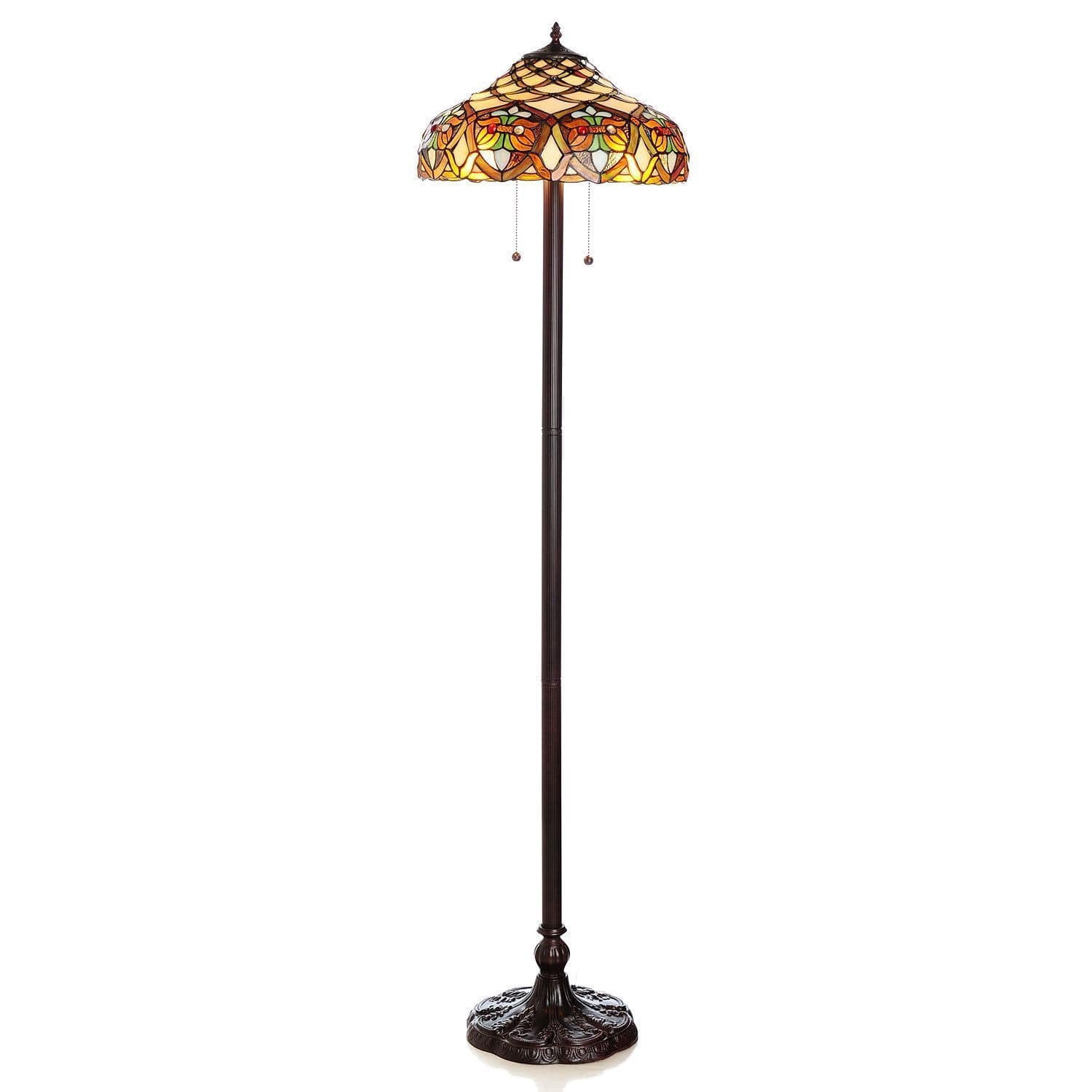 Warehouse of Tiffany Arielle Blue Floor Lamp