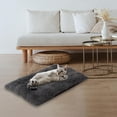 thumbnail image 4 of Alfombrilla extraíble para perros y gatos, cama antideslizante para gatitos, caseta de invierno con funda extraíble gris oscuro L, 4 of 5