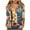 Khaki Plus Size Blouse for Women_k, variant on CYMMPU Floral Printed V Neck Blouses for Women Dressy Casual Loose Fit T-Shirts Fall Fashion Shirts 3/4 Sleeve Spring Tops Business Elegant Work Topss Green XL