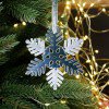 thumbnail image 1 of Adornos navideños colgantes de copos de nieve acrílicos, decoración para árbol de Navidad, copos de nieve de cristal de hielo transparente, regalos de Navidad, 1 of 7