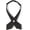 Black, variant on Girls Adjustable Solid Color Cross Tie