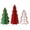 #026-multicolor, variant on Meggemo 3-Piece Mini Christmas Tree Set - Desktop Ornaments for Home Christmas Parties, Festive Christmas Decor