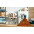 thumbnail image 2 of Ahgly Company Machine Washable Indoor Round Transitional Red Area Rugs, 5' Round, 2 of 7