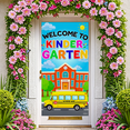 thumbnail image 5 of Colorful Welcome to Kindergarten Banner Backdrop Decor Background, Ideal for School Events First Day of School Parties Classroom Decorations Preschool Open House Decorations, 5 of 8