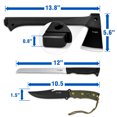 Yes4All Camping Axe And Knife Kit With Sheath & Fire Starter Survival