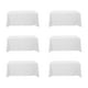 thumbnail image 1 of Mantel BRILLMAX de poliéster blanco rectangular de 6 pies (90 x 132 cm) x6, 1 of 7