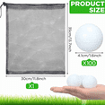 thumbnail image 1 of 200 Pcs Golf Practice Ball Hollow Golf Ball Training Golf Balls with Mesh Drawstring Storage Bags for Training, 1 of 7