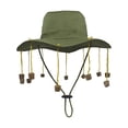thumbnail image 1 of Sun Hat for Outdoor Festivals Folk Style Unisex Wide Brim Cap with Beaded Fringe Sun Beach Accessory, 1 of 7