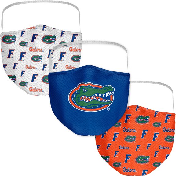 Adult Fanatics Branded Florida Gators All Over Logo Face Covering 3-Pack