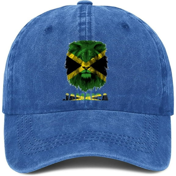 Baseball Cap for Men Women Vintage Jamaica Jamaican Flag Lion Snapback Hat