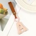 thumbnail image 1 of New Leather English Letter Keychain Hanger Car Keychain Bag Accessories, 1 of 4