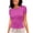 Purple, variant on RMGVDSD Womens Basic T Shirts Women's Casual Basic Going Out Crop Tops Slim Fit Short Sleeve Crew Neck Tight T Shirts 2025 Fashion Tshirts Shirts
