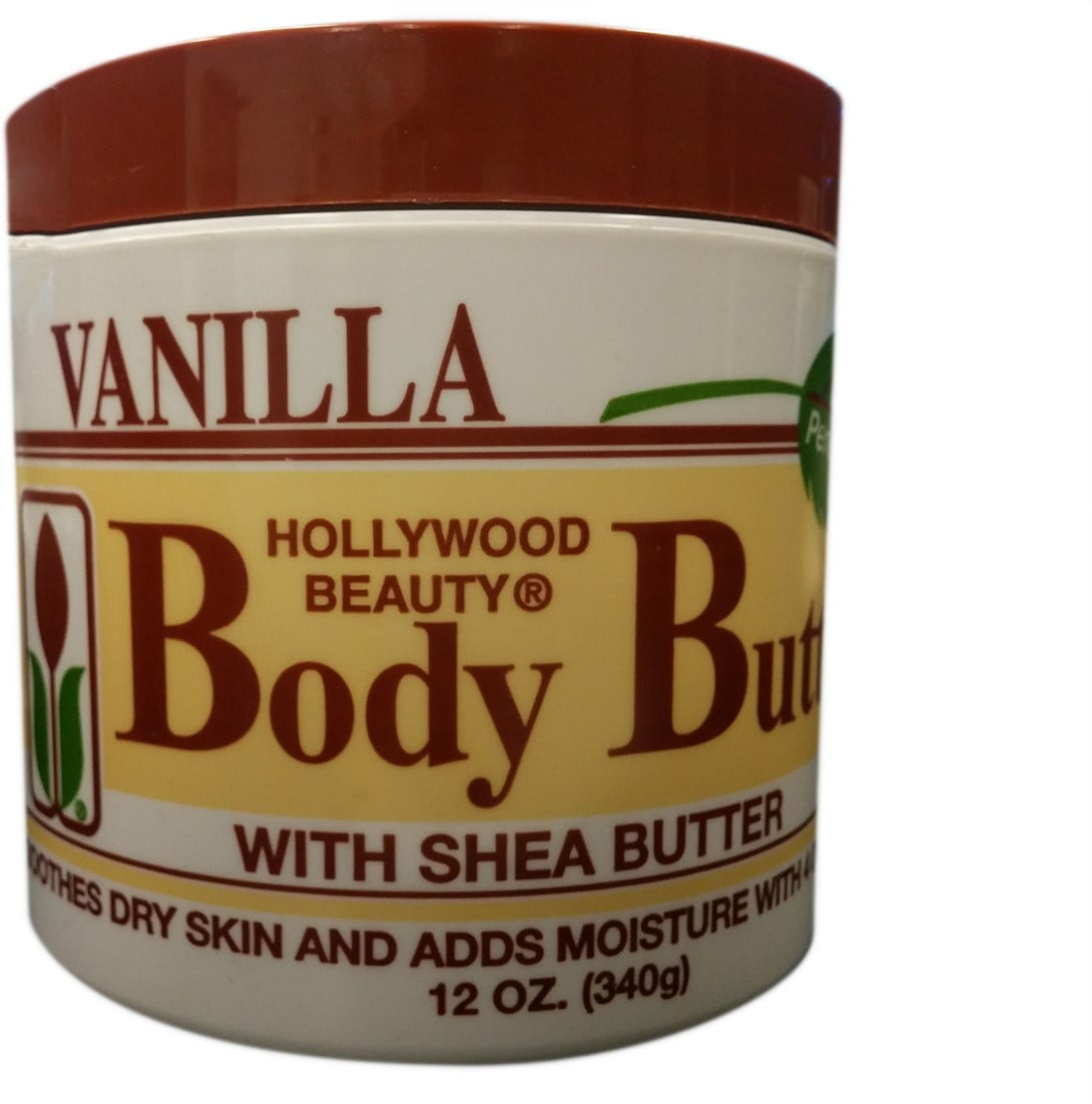 Hollywood Beauty Body Butter With Shea Butter & Vitamin E, 12 oz (Pack