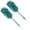 2PCS-Blue, variant on Back Scrubber for Shower, Loofah Long Handle Bath Body Brush, Soft Nylon Mesh Sponge On a Stick for Shower Men Women Kids Elderly, Exfoliating Scrub Cleaning Luffa for All Kinds of Skin(White)